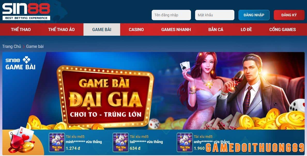 game bà đổi thưởng tại sin88 hấp dẫn ra sao