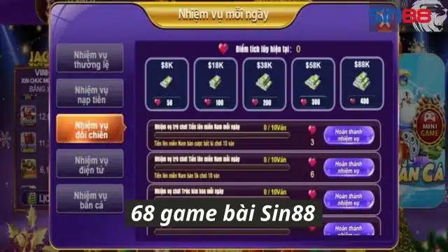 Hậu mãi khi tham gia game bài Sin88